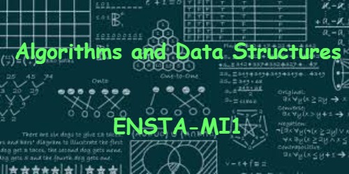 Algorithmes et Structures de Données course-DSA-25_26